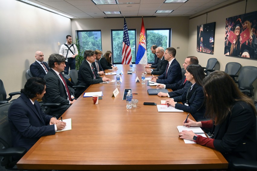 Marko Đurić sa Kristoferom Landauom