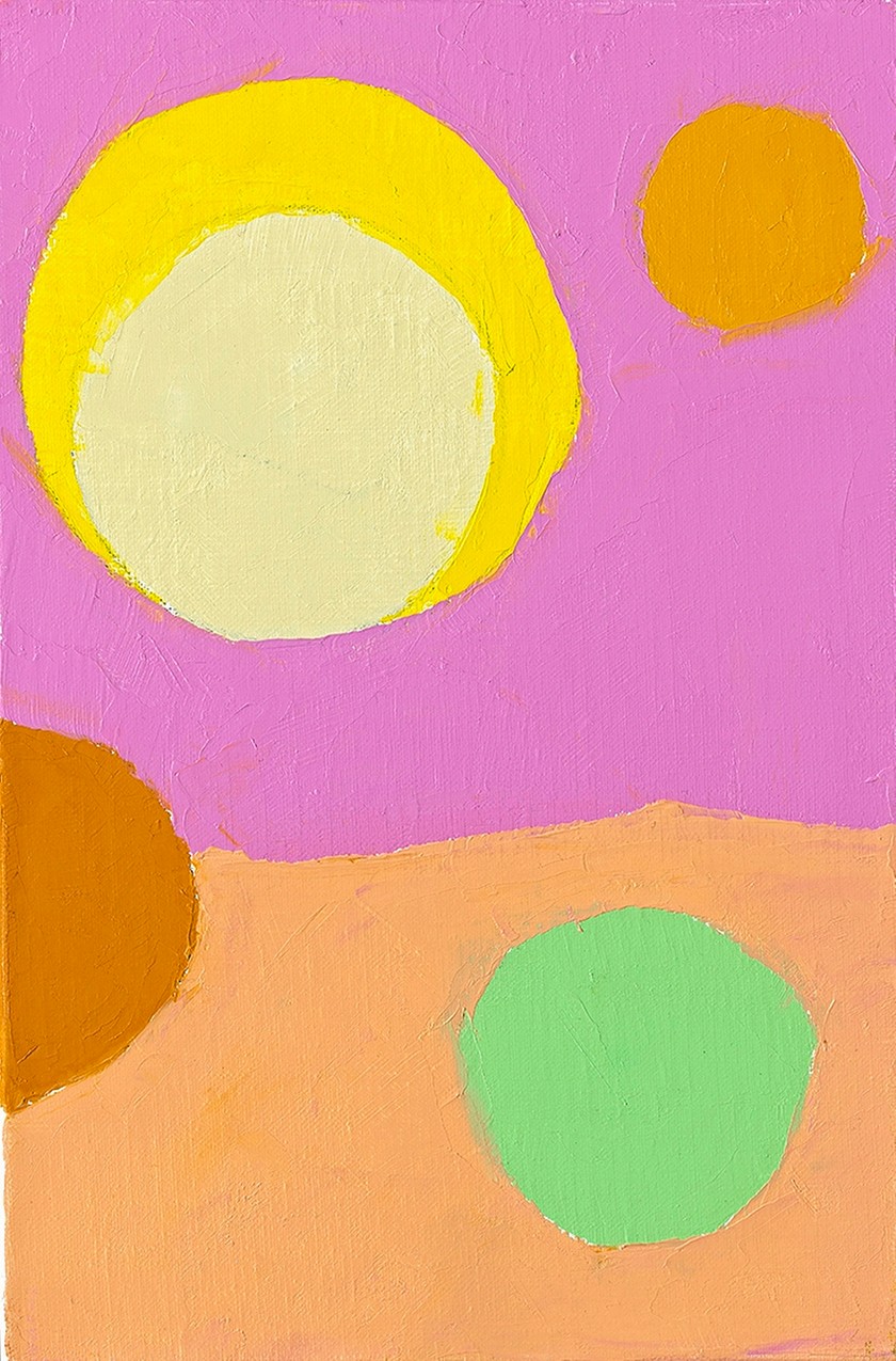 Etel Adnan, «Satellites 12», 2020. 