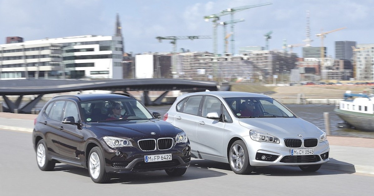 BMW X1 kontra BMW serii 2 Active Tourer