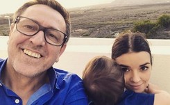 Andrzej Sołtysik zabrał rodzinę na wakacje. Jego żona to prawdziwa piękność