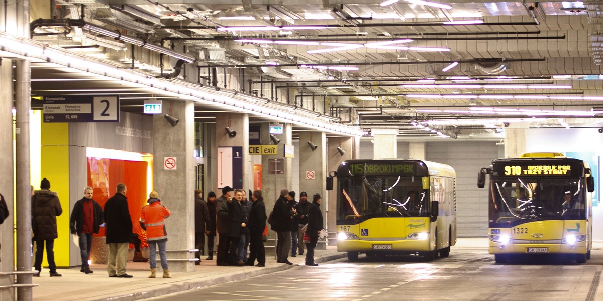 Dworzec autobusowy w Katowicach