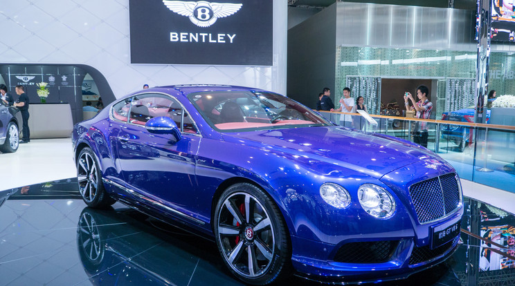 Vardy új autója egy Bentley Continental GT / Fotó: AFP