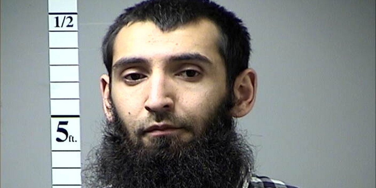Saipov, the suspect in the New York City truck attack is seen in this handout photo