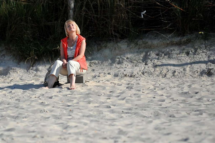 Szczypińska sie lansuje na plaży