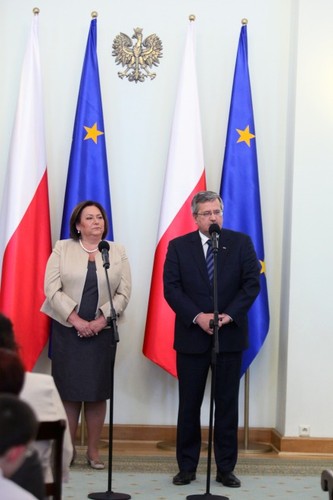 Anna i Bronisław Komorowscy