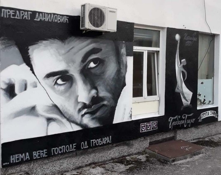 Mural posvećen Predragu Daniloviću