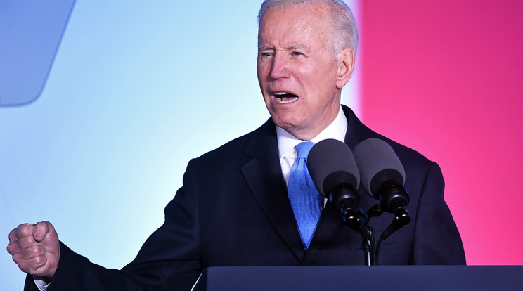 Joe Biden keményen bírálta Putyint /Fotó: MTI/EPA/RADEK PIETRUSZKA