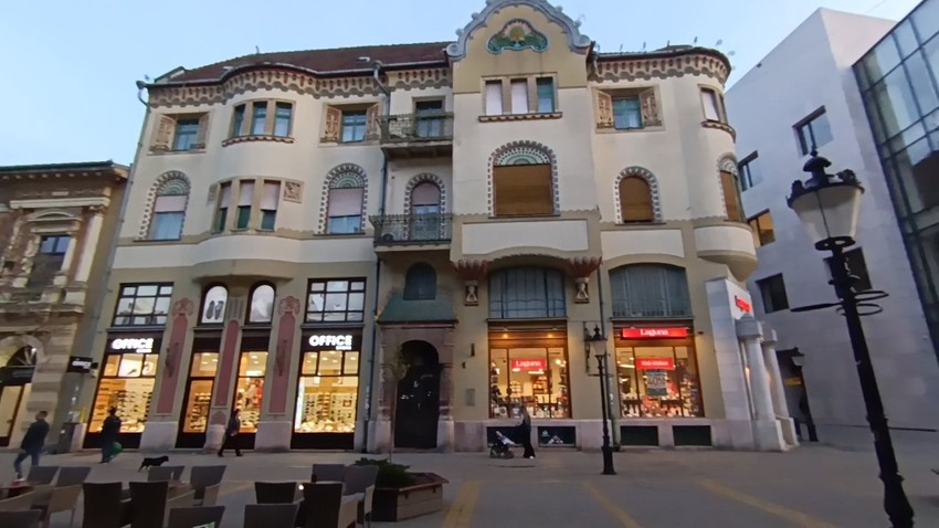 Ulica Korzo i kuća u kojoj je živela iz koje je odvedena u logor Lenke Kraus 