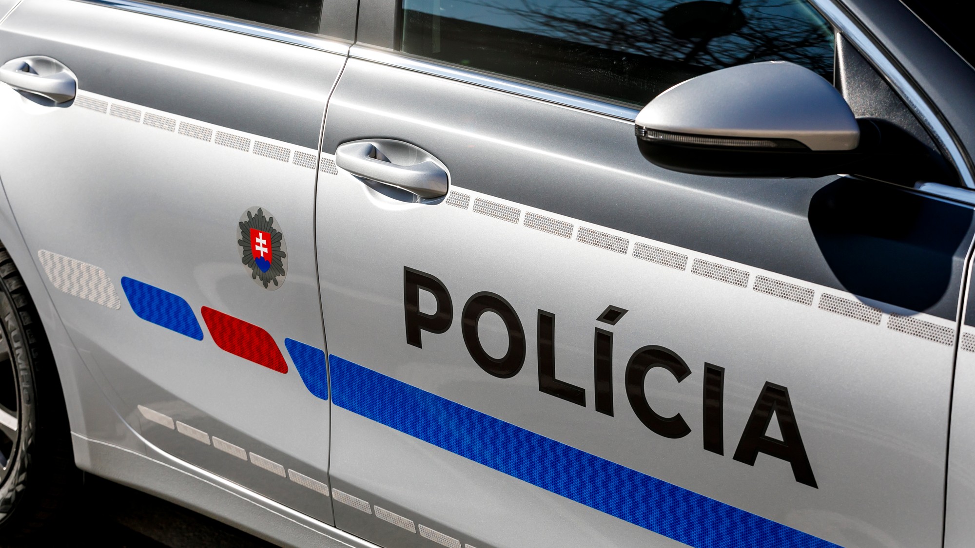 Policajné auto - ilustračné foto