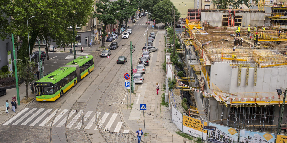 Przebudowa ulic na Jeżycach w Poznaniu