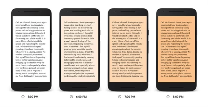 Dzięki Night Light wieczorne czytanie w Książkach Google Play będzie znacznie mniej męczące dla wzroku