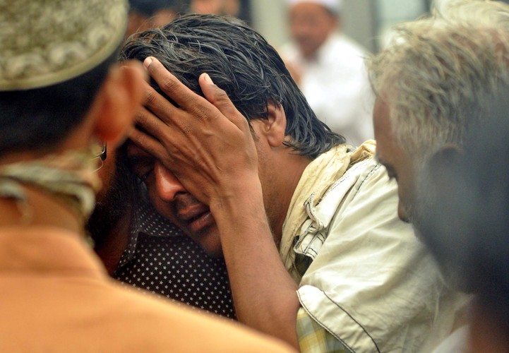 Zrozpaczone rodziny ofiar