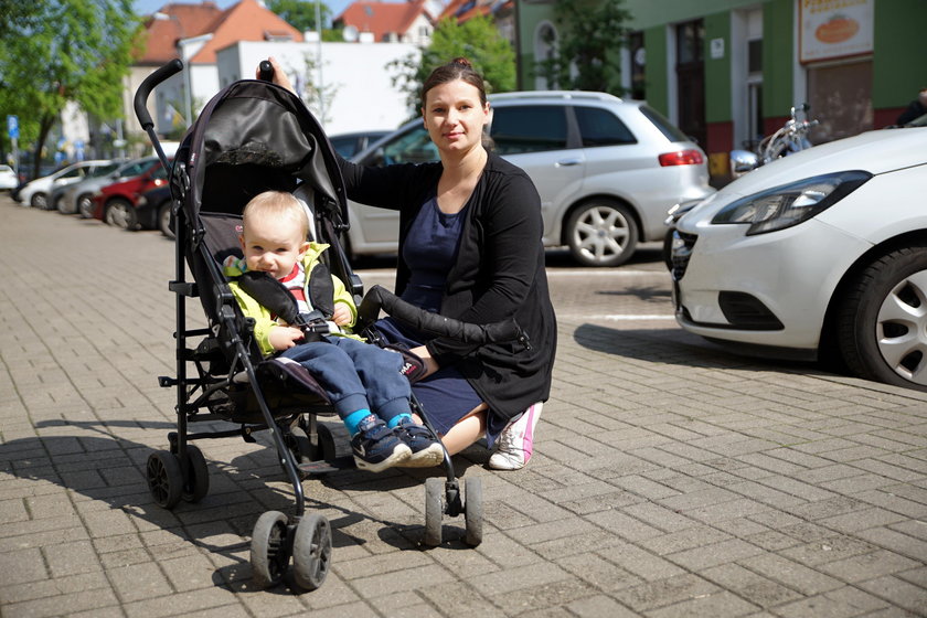 Agnieszka Kowalska (30 l.) z Sopotu z synem Mateuszem (2 l.)