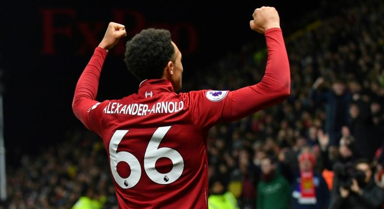 Liverpool defender Trent Alexander-Arnold faces a spell on the sidelines