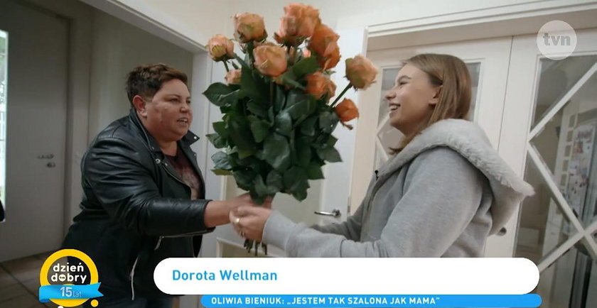 Oliwia Bieniuk i Dorota Wellman