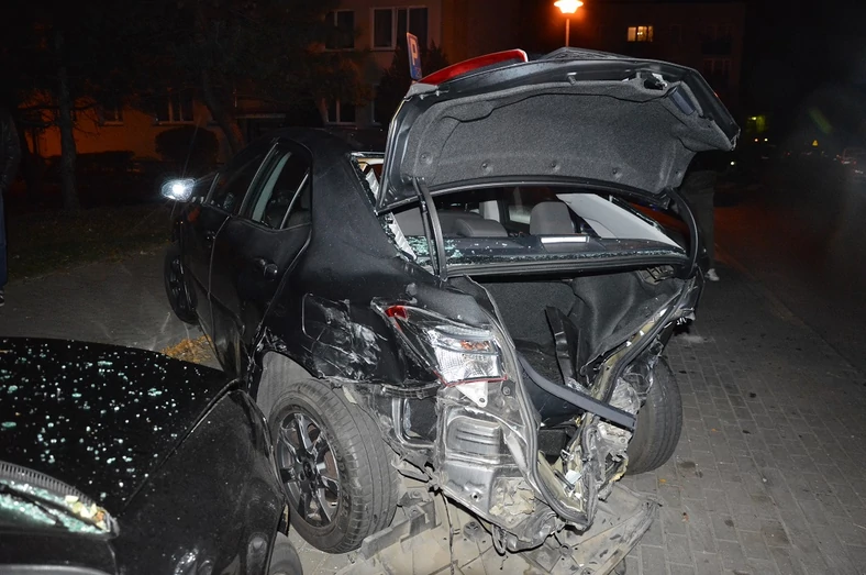 Pijany 51-latek w Chełmie uszkodził 10 aut
