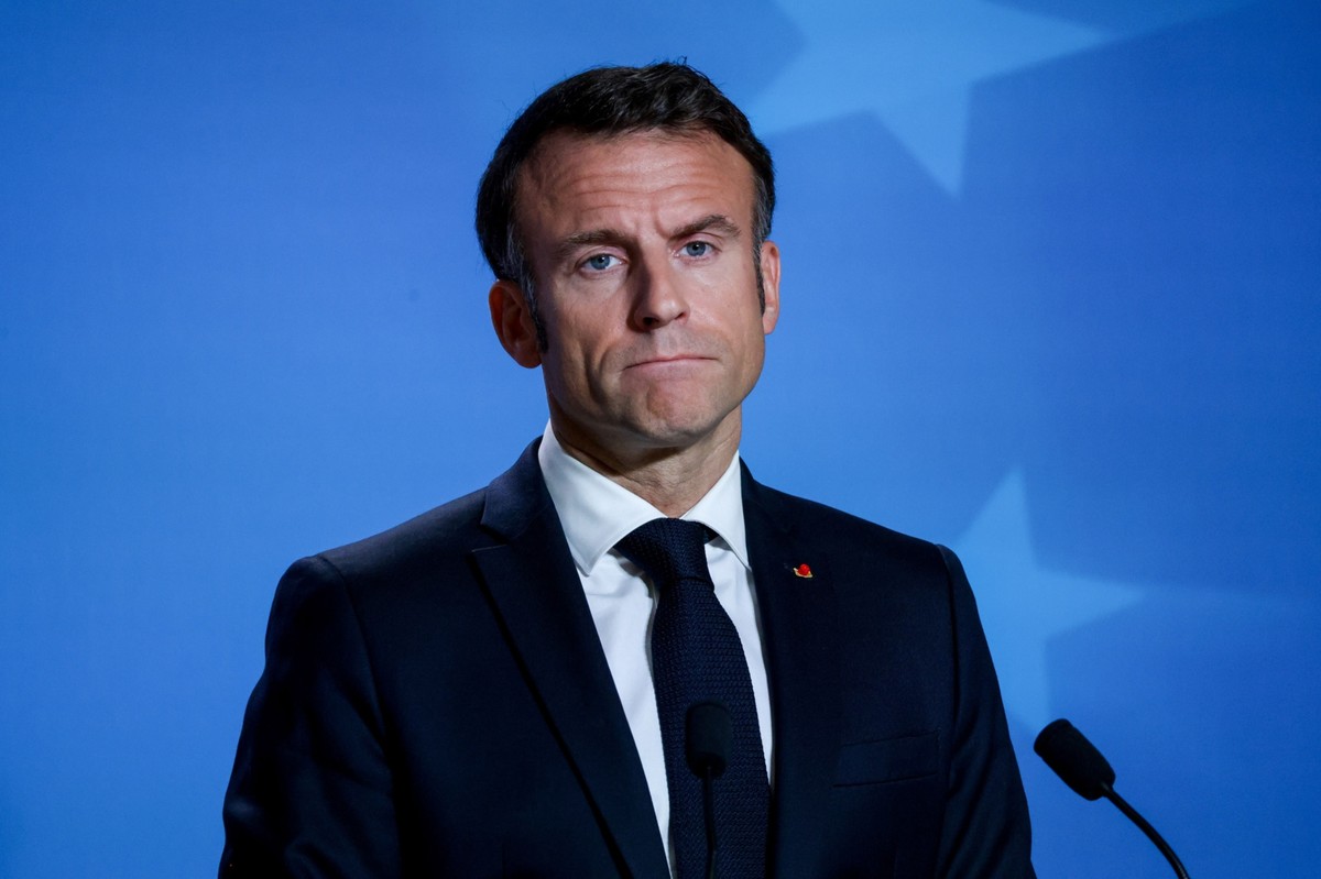 Prezydent Francji Emmanuel Macron
