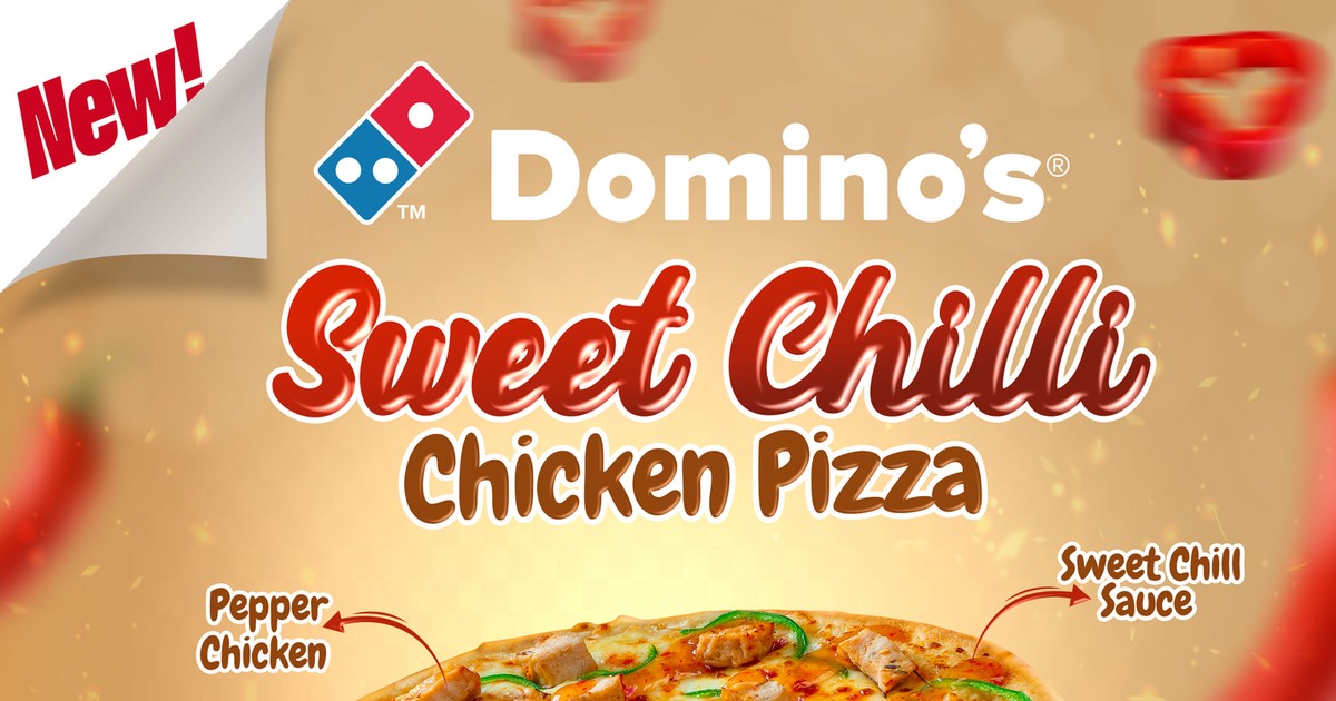 Enjoy sweet chills with the new Domino's Sweet Chilli Chicken Pizza - Vimarsana News
