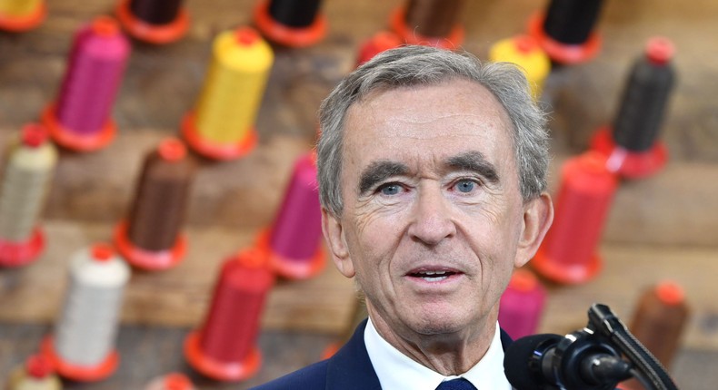 Bernard Arnault, CEO of luxury-goods conglomerate LVMH.Nicholas Kamm/Getty Images