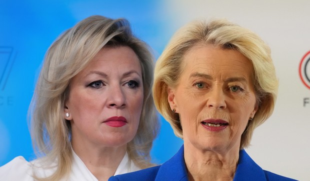 Marija Zaharava i Ursula fon der lajne  