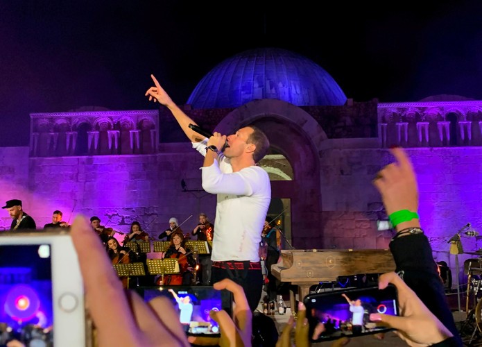 Koncert Coldplay w Jordanii, 23 listopada 2019