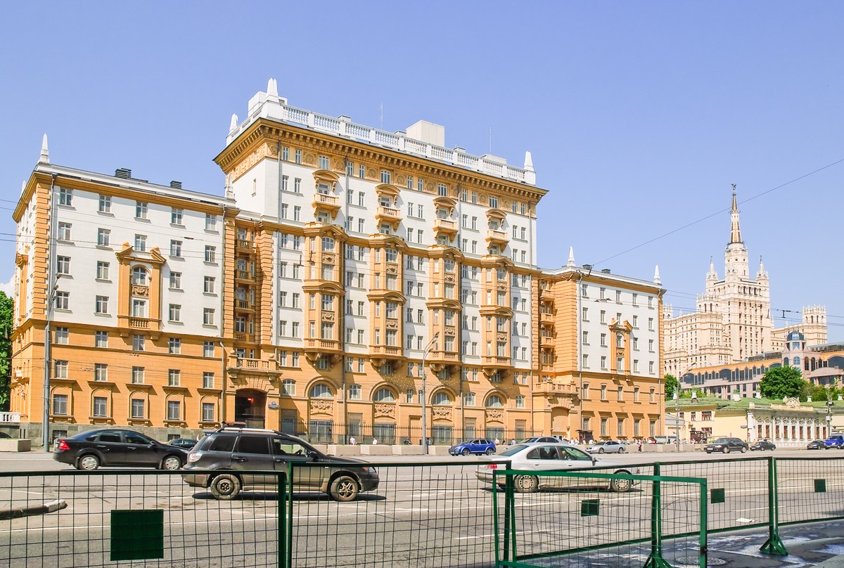 Budynek ambasady USA w Moskwie