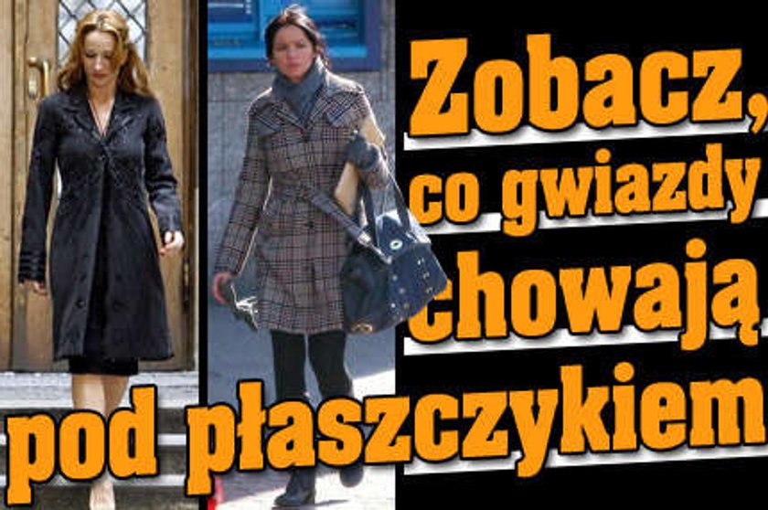 Zobacz, co gwiazdy mają pod płaszczykiem