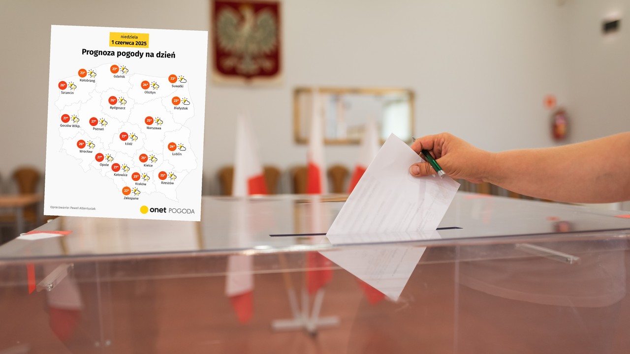 Pogoda podczas wyborów może stanowić zagrożenie. Przez Polskę przejdą gwałtowne burze