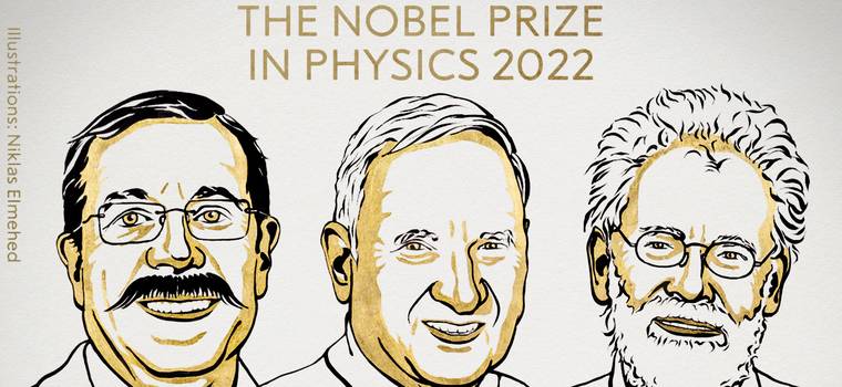 Nobel 2022 z fizyki przyznany. Nagrodzono prace nad mechaniką kwantową