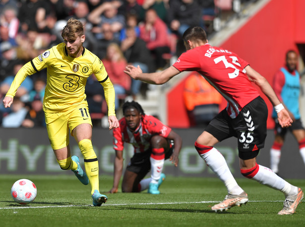 Timo Werner i Jan Bednarek