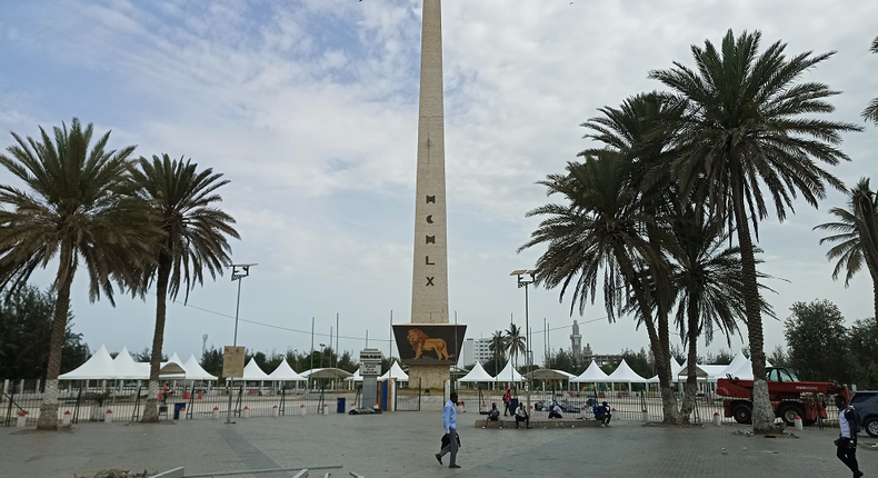 la Place de la nation à Dakar