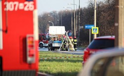 Rozszczelnienie butli z gazem w Warszawie. Koniec utrudnień na Banacha [ZDJĘCIA]