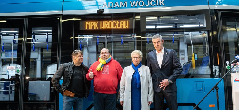 Adam Wójcik ma swój tramwaj we Wrocławiu