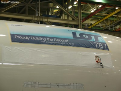 Drugi Boeing 787 Dreamliner dla PLL LOT S.A. jest już na linii produkcyjnej