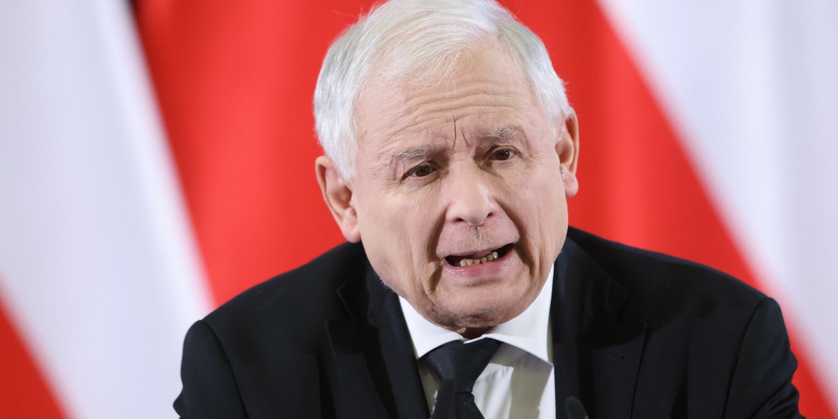 Prezes PiS Jarosław Kaczyński.