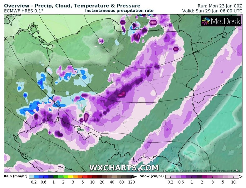 Śnieg powinien pojawić się także w weekend