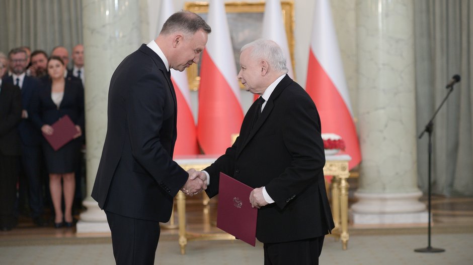 Andrzej Duda i Jarosław Kaczyński