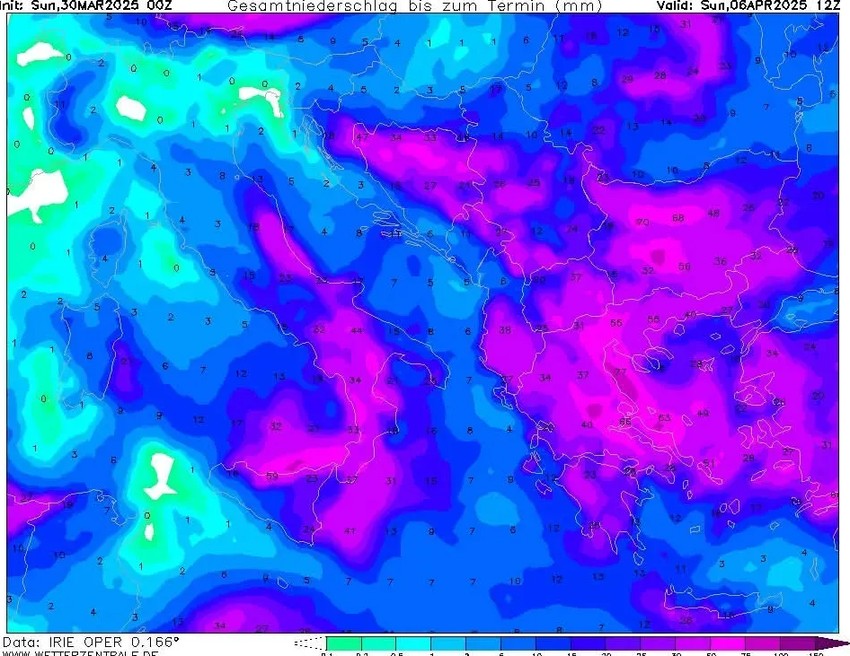 Hladni arktički vazduh iznad Balkana