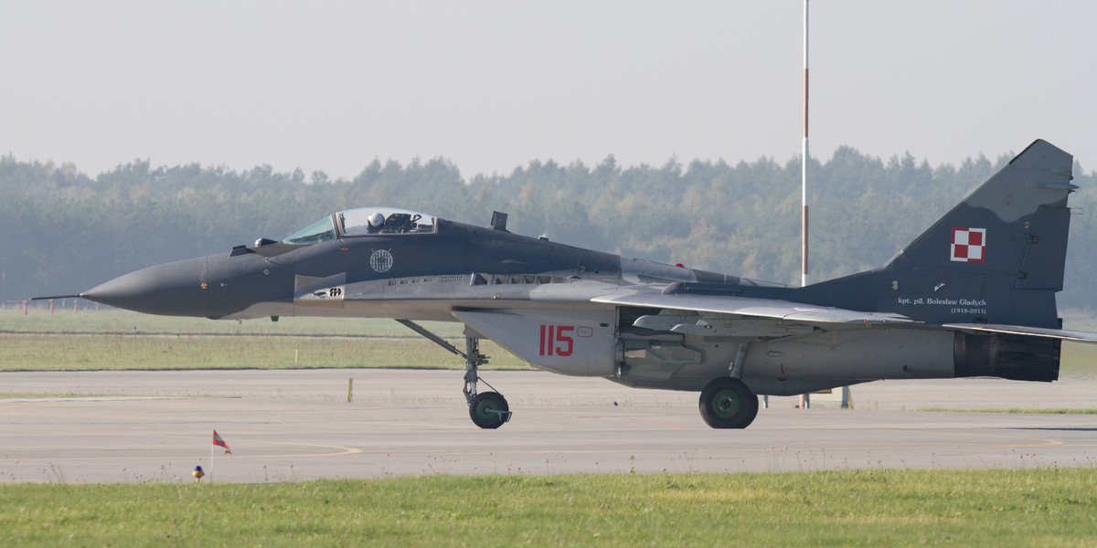 MiG-29 w barwach polskich Sił Powietrznych