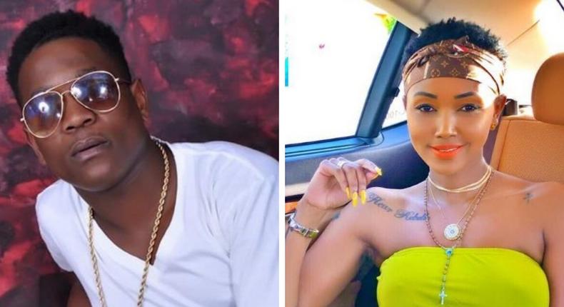 Gospel singer Kizo-B and Socialite Huddah Monroe