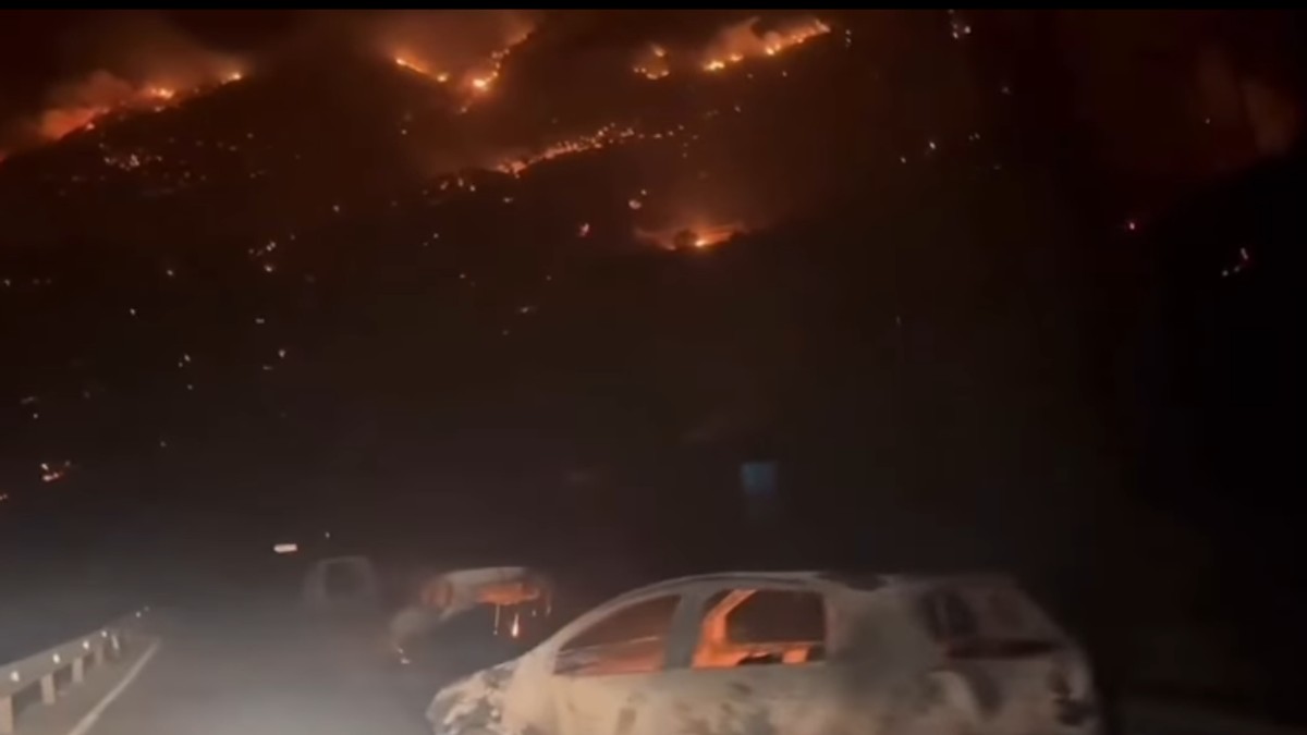 Požar u Omišu