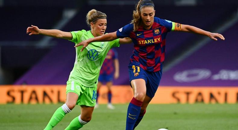 Alexia Putellas captained Barcelona for the first time in 2017 Creator: GABRIEL BOUYS