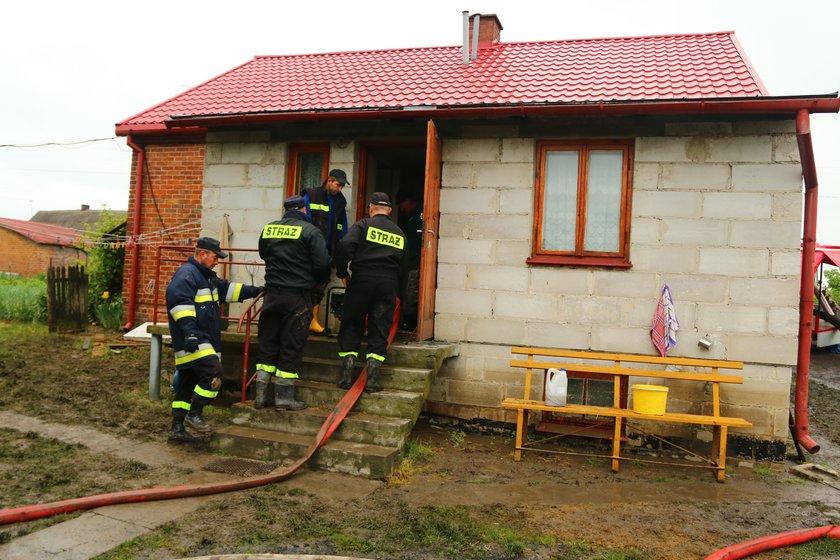 Oberwanie chmury na Lubelszczyźnie