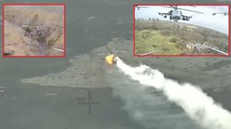 dron strącił rosyjski śmigłowiec szturmowy. piloci uratowali się – ale