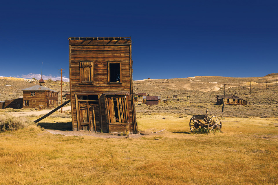 Krzywy dom w Bodie, USA