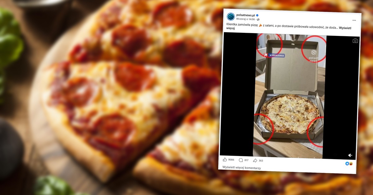 Klientka przysłała zdjęcie z AI, by oszukać pizzerię w Rzeszowie