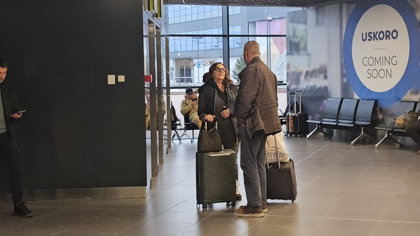 Ana Bekuta na aerodromu