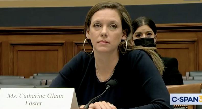 Anti-abortion activist Catherine Glenn Foster testifies to Congress on May 18, 2022.