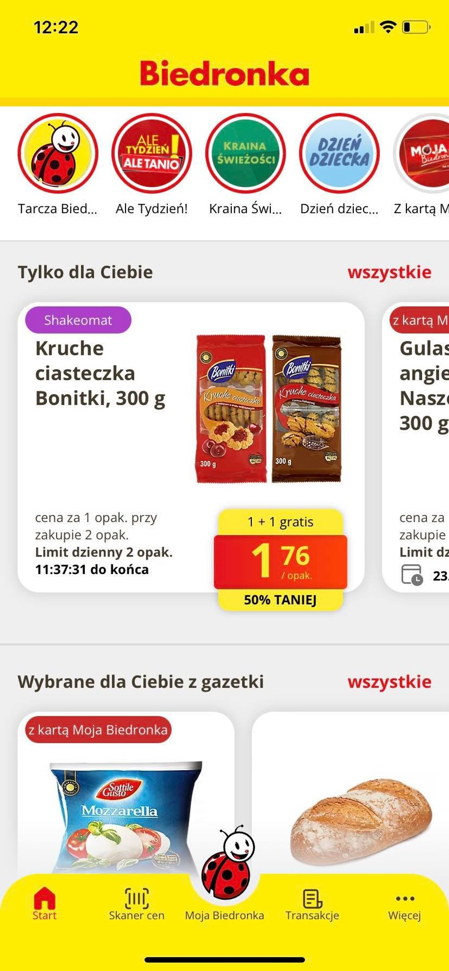 Strona główna aplikacji