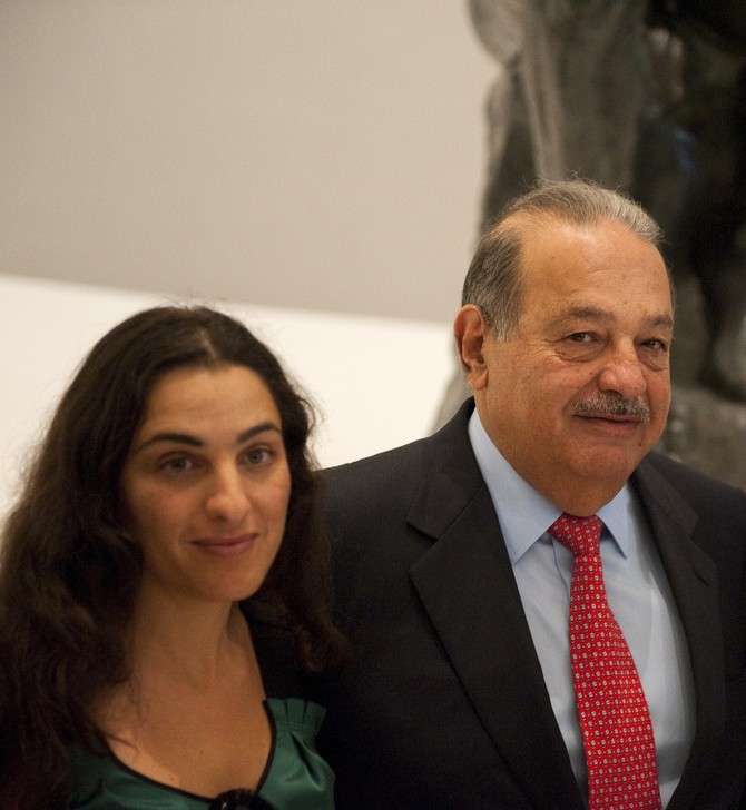 Marija Sumaja Slim de Romero sa ocem Karlosom Slimom